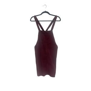 Kendall and Kylie corderoy overall dress